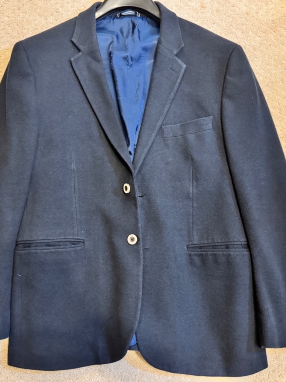 Nautica Dark Blue Sport Coat Blazer Jacket SIZE 42R